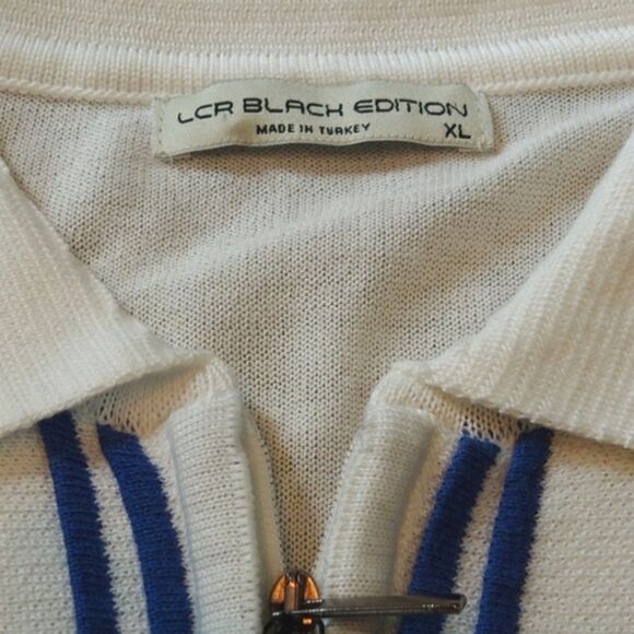NWT LCR Black Edition Polo Retro Knit Shirt - Picture 6 of 9